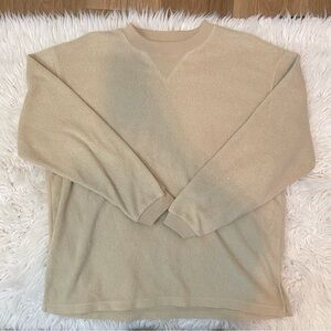 Route 66 Men's Beige Crewneck Sweater